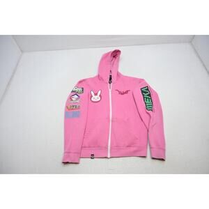 J!NX Hoodie Overwatch D.VA Ultimate Jinx Sweater Jacket Mens Sz Small